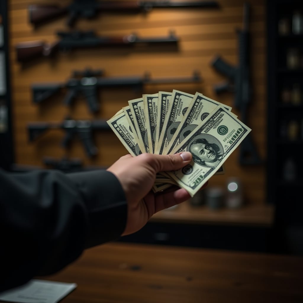 Law Weapons firearm purchase — cash or trade